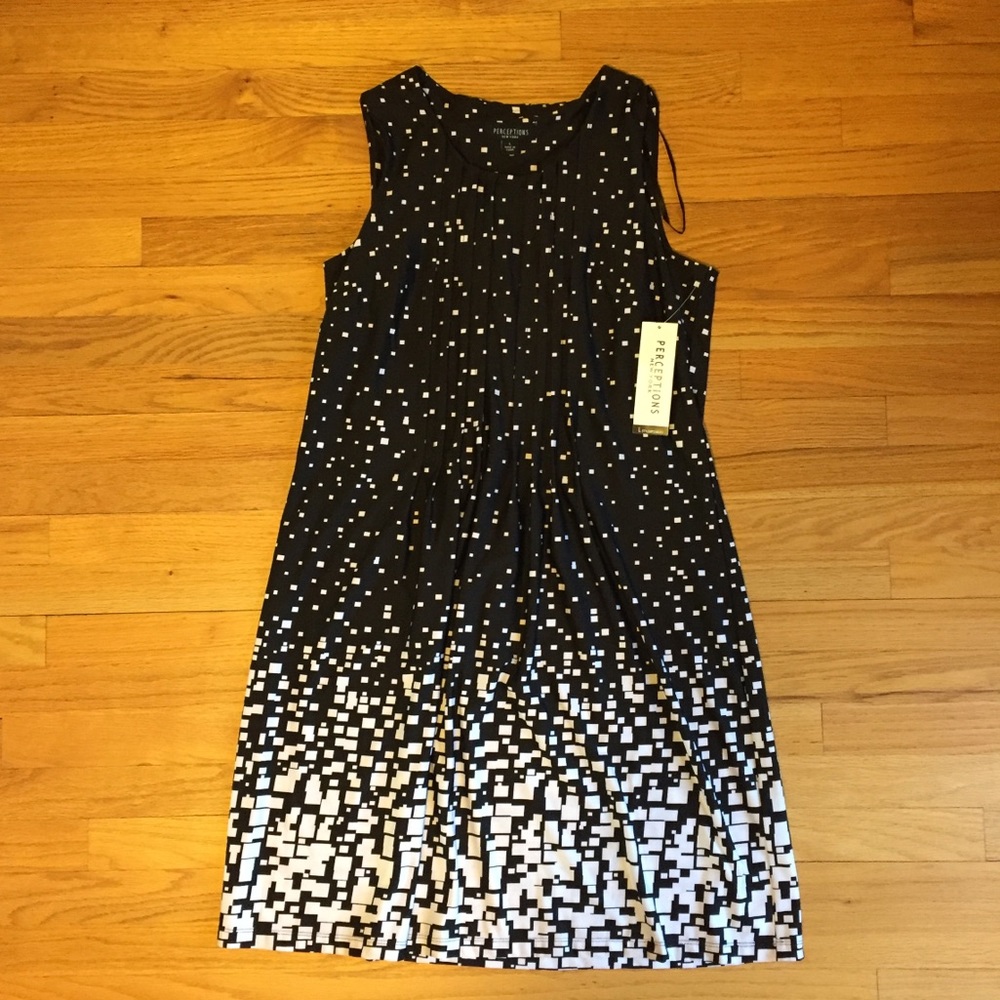 Perceptions New York brand black/white dress